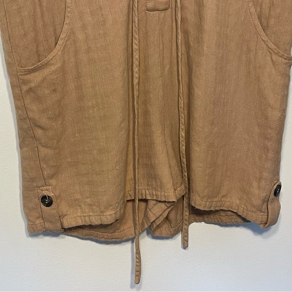 Promesa Neutral Tan Coloured Romper with Pockets, Women's size Small - Picture 4 of 10